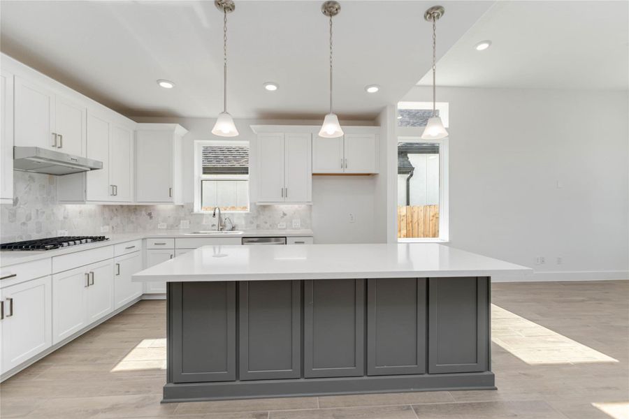 Furnished interior view inside a new home in Elyson, Katy (Image 5).