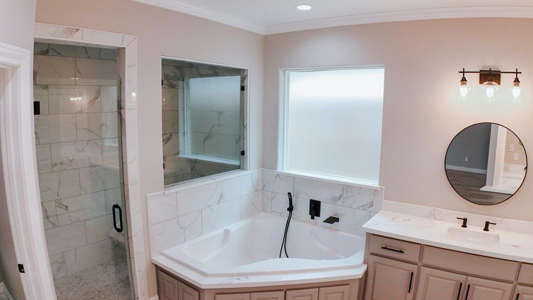 Furnished interior view inside a new home in , Lumberton (Image 7).