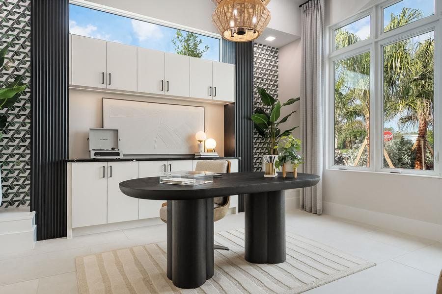 Representative furnished interior of a home built from the Riviera by GHO Homes in The Reserve at Grand Harbor, Vero Beach (Image 13).