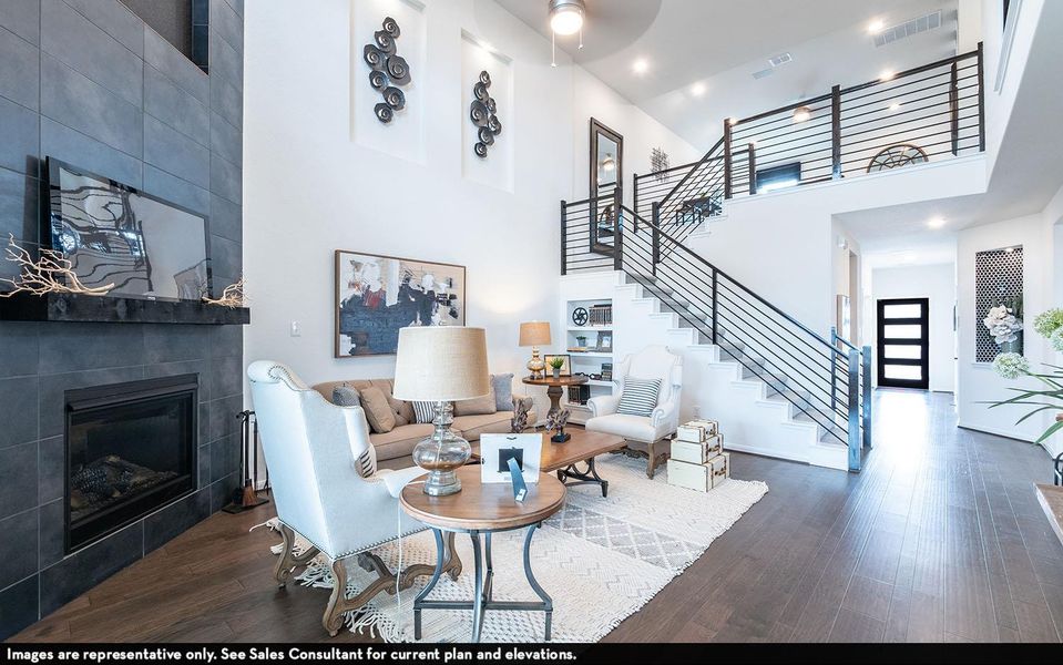 Furnished interior view inside a new home in Sanctuary, Salado (Image 8).