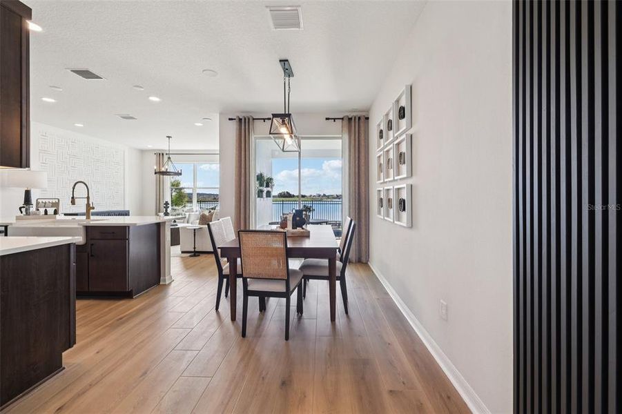 Furnished interior view inside a new home in Isla Mirada, San Antonio (Image 10).