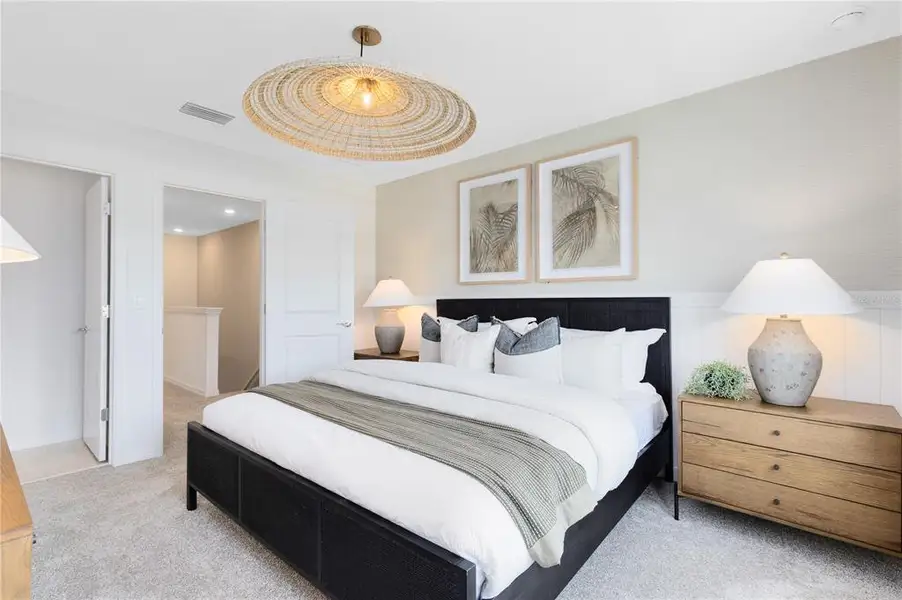 Furnished interior view inside a new home in Harbor Square, Palm Bay (Image 8).