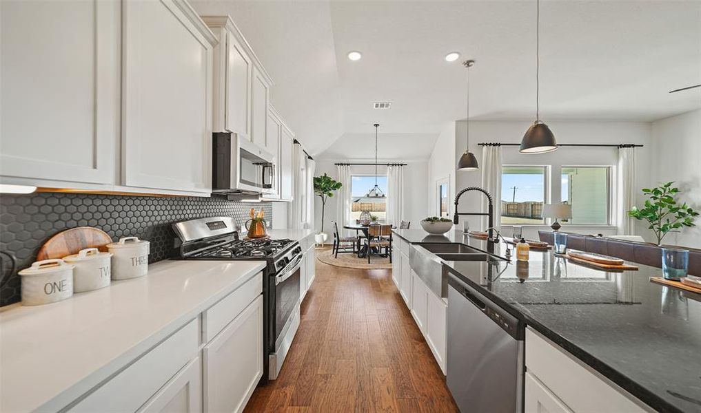 Plenty of counterspace in kitchen (*Photo not of actual home and used for illustration purposes only.)