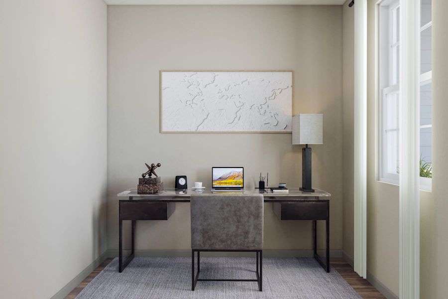 Representative furnished interior of a home built from the M by Tri Pointe Homes in Candelas Townhomes, Arvada (Image 26).