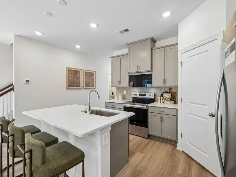 Furnished interior view inside a new home in Hawkins Meadows, Spencer (Image 9).