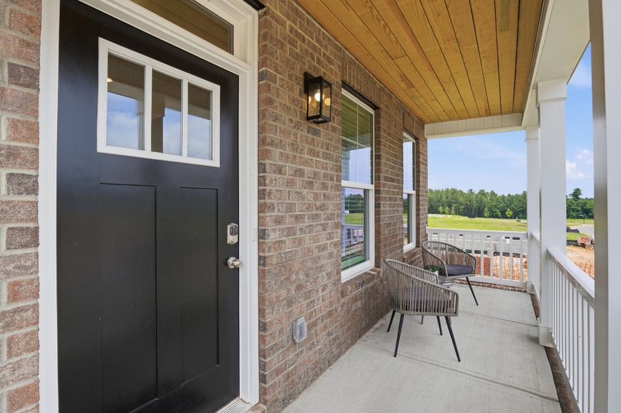 Exterior details and patio area of a home in Waterford Commons, Rock Hill (Image 2). Exterior details and patio area of a home in Waterford Commons, Rock Hill (Image 2).
