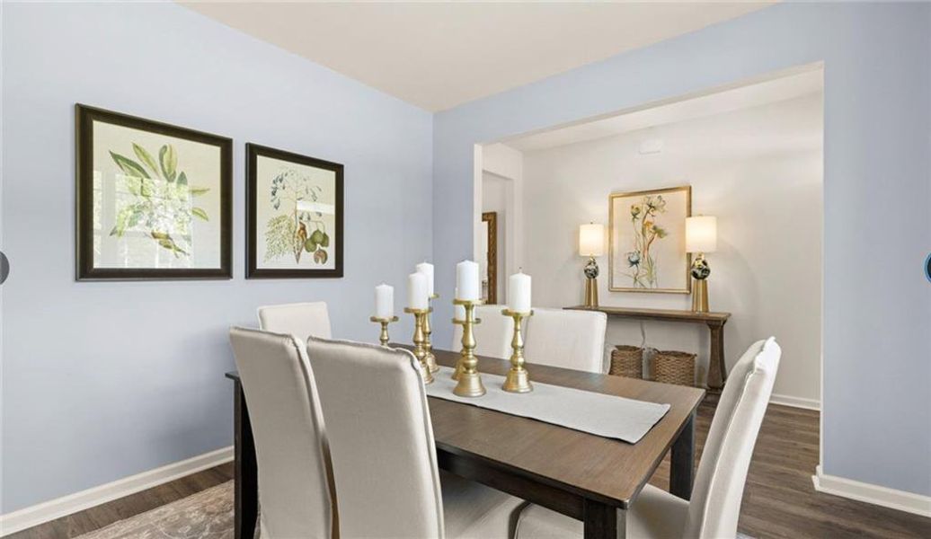 Furnished interior view inside a new home in Twin Lakes, Hoschton (Image 4).