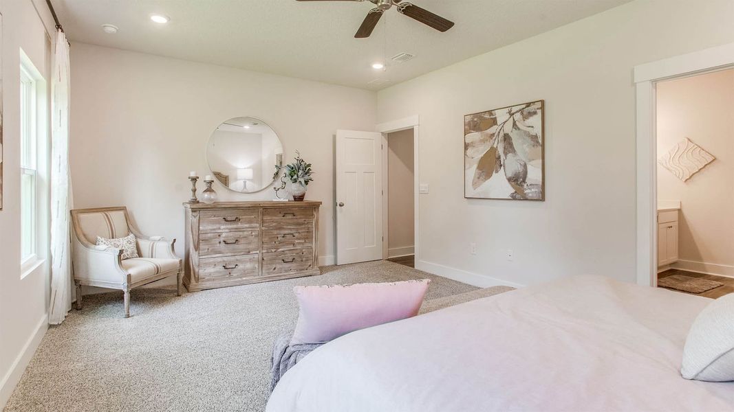 Furnished interior view inside a new home in Hodges Bayou Plantation, Panama City (Image 24).