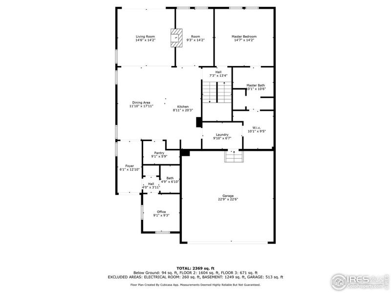 2D floor plan layout of this home in , Greeley, CO (Image 7).