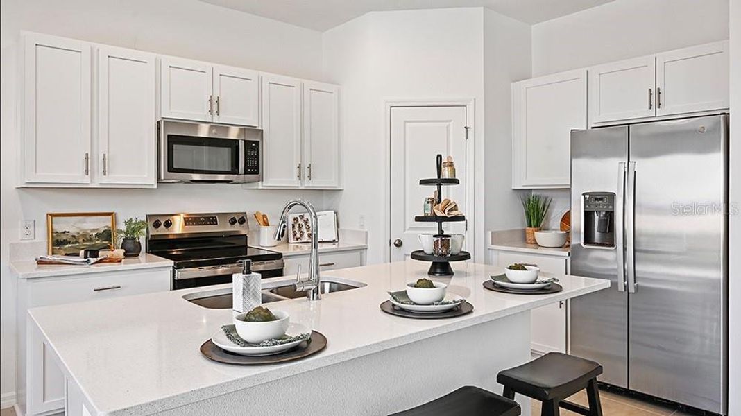 Furnished interior view inside a new home in Waterstone, Groveland (Image 16).