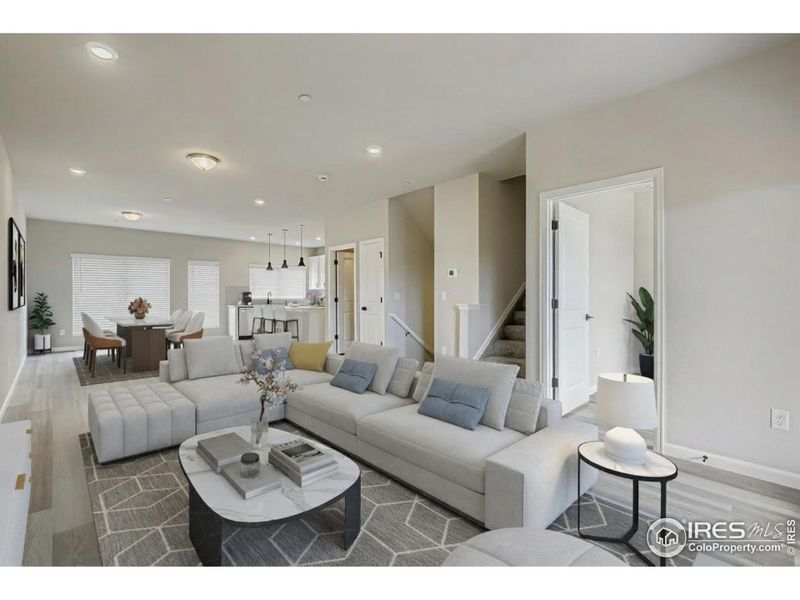 Furnished interior view inside a new home in Northfield, Fort Collins (Image 10).