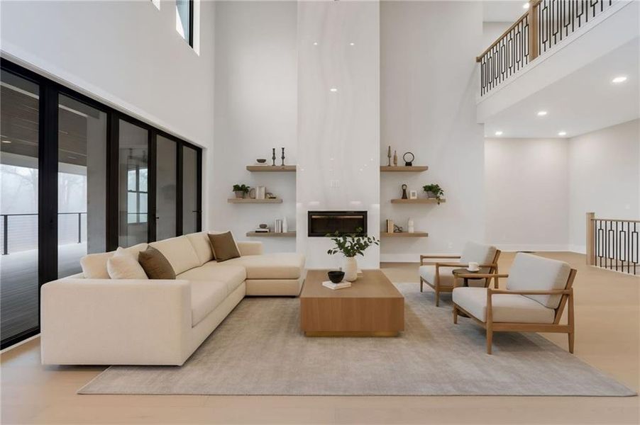 Furnished interior view inside a new home in , Milton (Image 42).