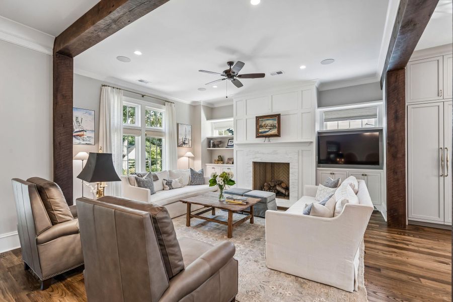 Furnished interior view inside a new home in , Mount Pleasant (Image 5).