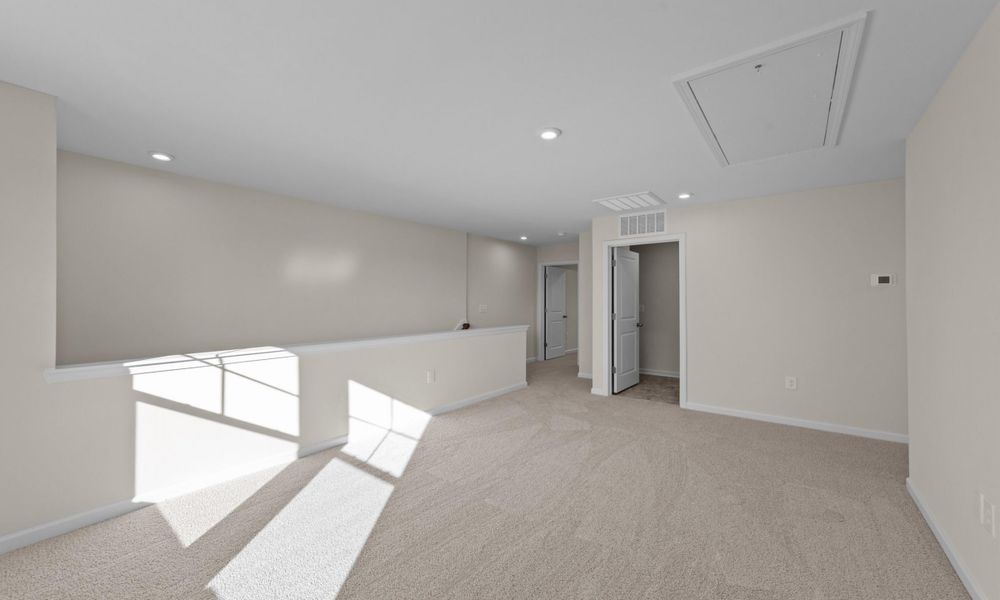 Representative unfurnished interior of a home built from the The Sycamore by Chesapeake Homes in Terrapin, Leland (Image 32).