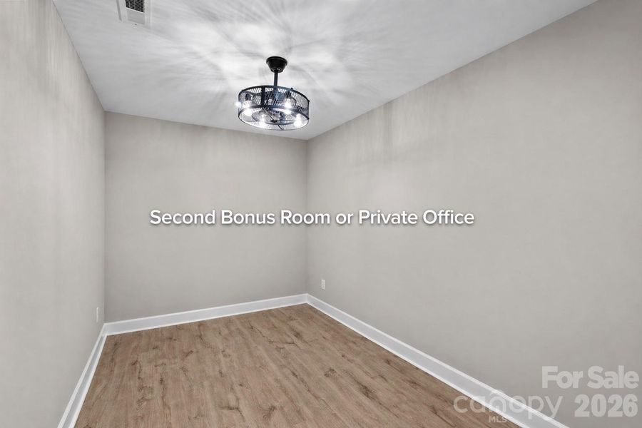 Second Bonus room or private Office.