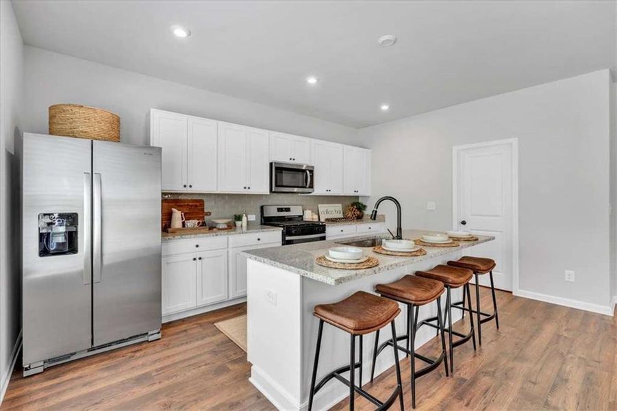Furnished interior view inside a new home in The Reserve at Chapel Hill Phase II, Douglasville (Image 2).
