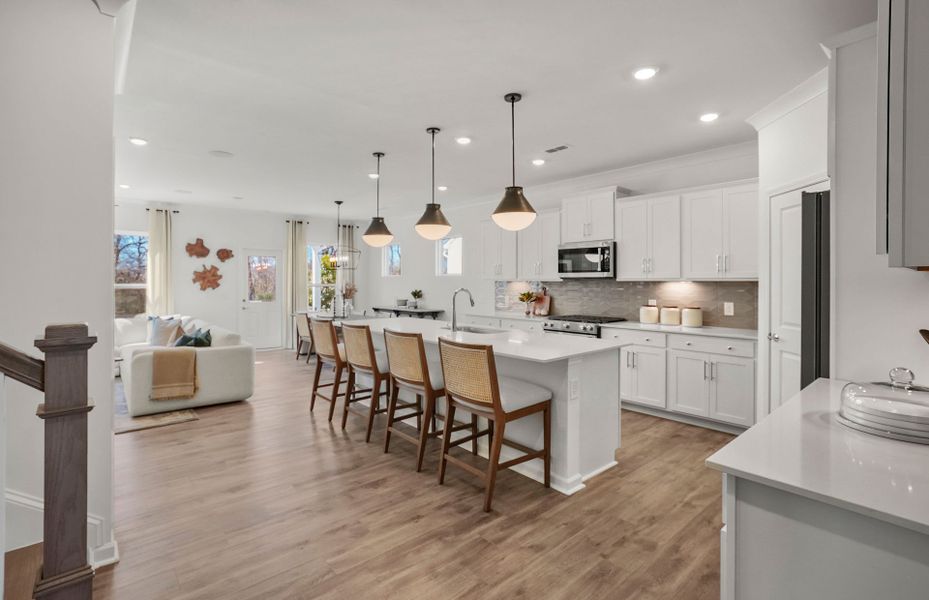 Representative furnished interior of a home built from the Marshall by Pulte Homes in The Retreat at Carolina Ridge, Harrisburg (Image 30).