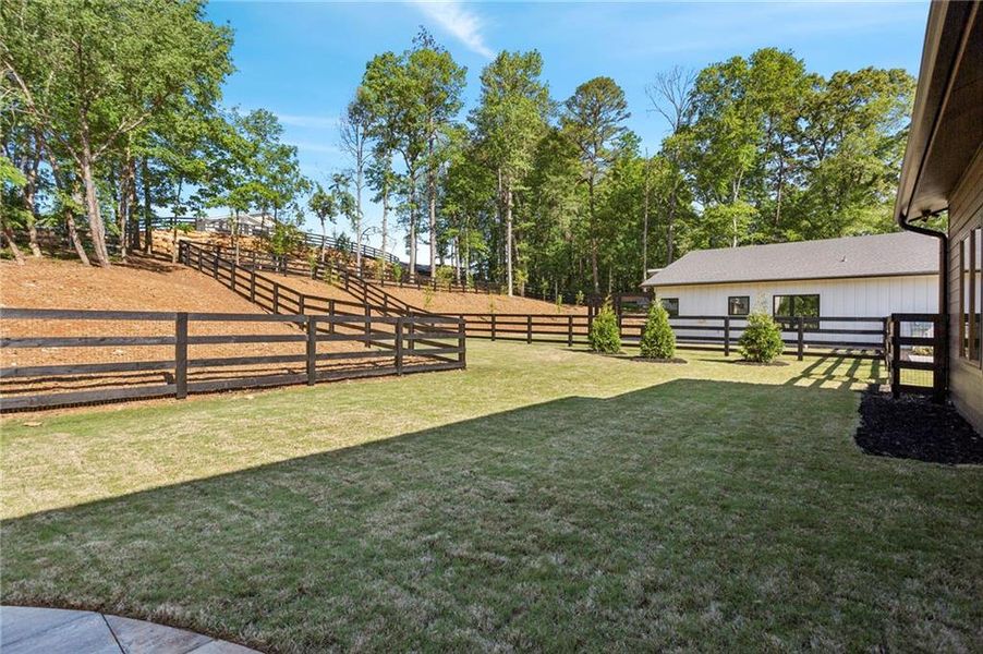 Exterior details and patio area of a home in , Marietta (Image 23).