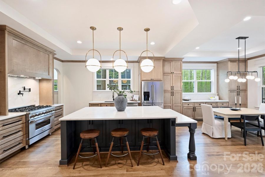 Furnished interior view inside a new home in , Charlotte (Image 39).