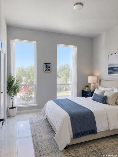 Furnished interior view inside a new home in , San Antonio (Image 37).