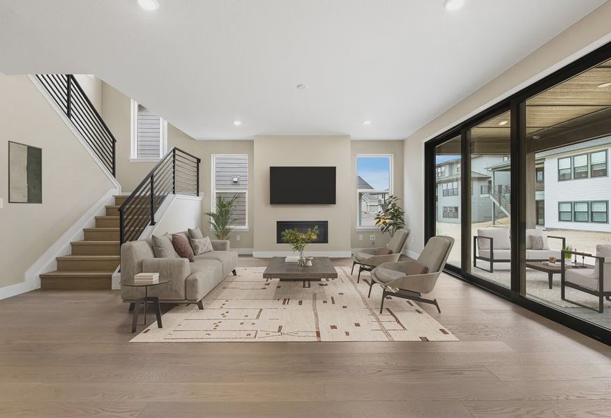 Homesite 230 Great Room - Virtually Staged - 3 of 17