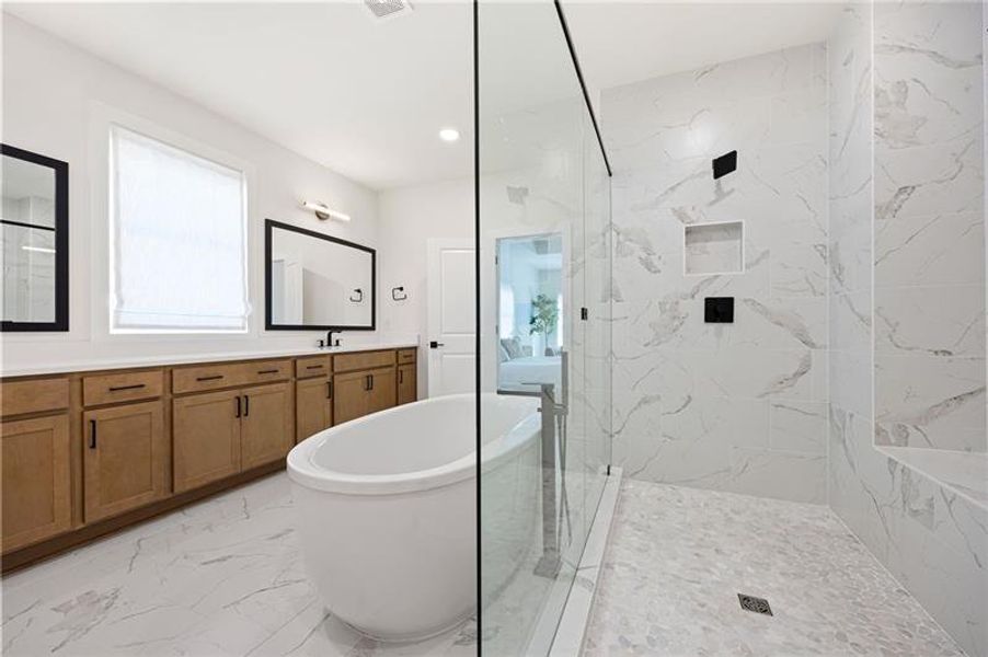 Furnished interior view inside a new home in , Woodstock (Image 37).