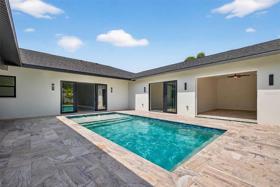 Exterior details and patio area of a home in , Largo (Image 34). Exterior details and patio area of a home in , Largo (Image 34).