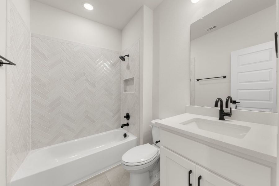Furnished interior view inside a new home in StarView, Prosper (Image 19).