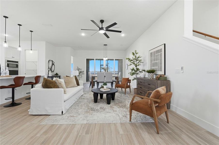 Furnished interior view inside a new home in , Lake Alfred (Image 20). Furnished interior view inside a new home in , Lake Alfred (Image 20).