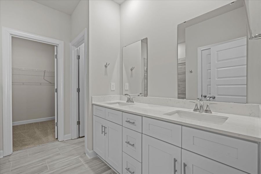 Furnished interior view inside a new home in Creek Ridge - Signature Collection, Spartanburg (Image 7). Furnished interior view inside a new home in Creek Ridge - Signature Collection, Spartanburg (Image 7).