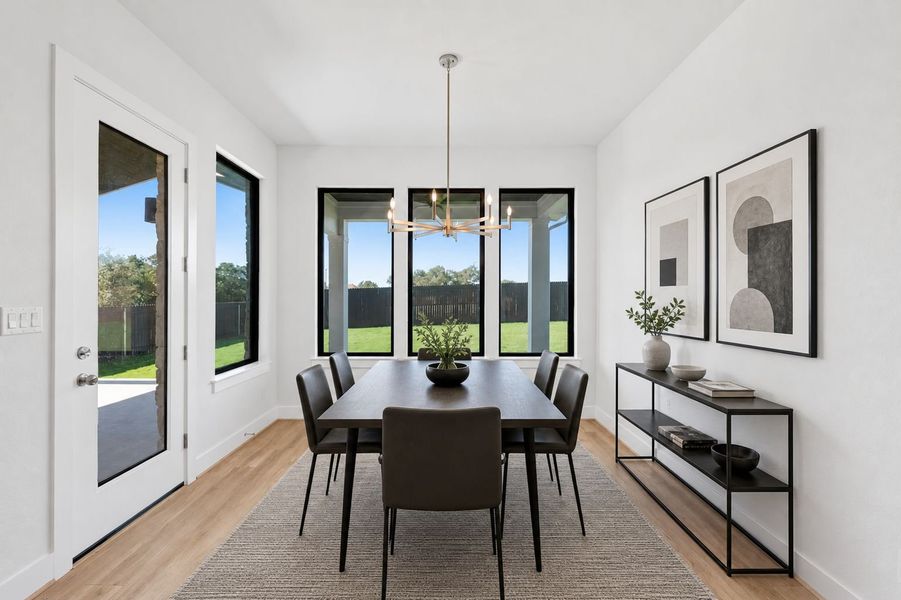 Furnished interior view inside a new home in Riverstone, Georgetown (Image 8).