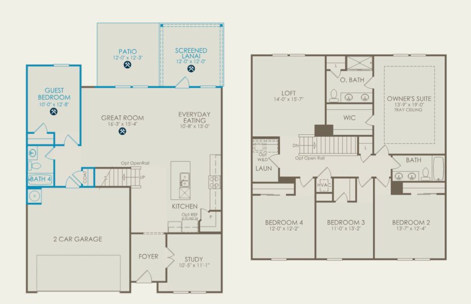 2D floor plan layout of this home in Carriage Estates, Lexington, SC (Image 5). 2D floor plan layout of this home in Carriage Estates, Lexington, SC (Image 5).