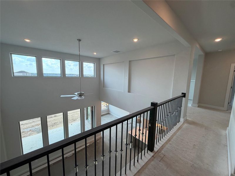 Family Room from 2nd floor landing