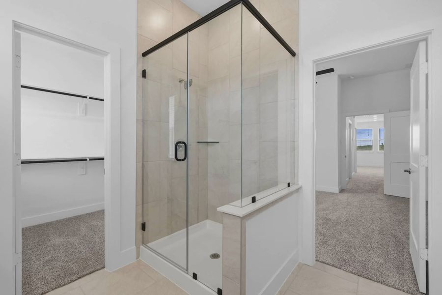 Representative furnished interior of a home built from the Cheverny by Chesmar Homes in Bridgeland Chateau, Cypress (Image 11).