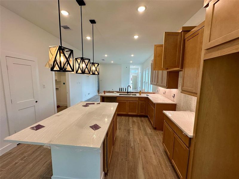Furnished interior view inside a new home in Evergreen, Conroe (Image 3). Furnished interior view inside a new home in Evergreen, Conroe (Image 3).