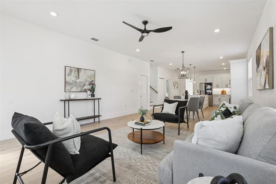 Furnished interior view inside a new home in , Tampa (Image 6).