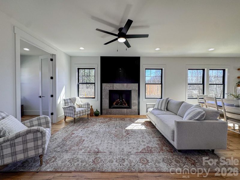 Furnished interior view inside a new home in , Hendersonville (Image 9).