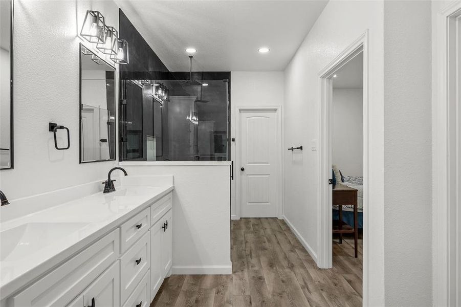 Furnished interior view inside a new home in , Woodway (Image 11).