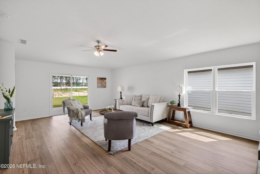 Furnished interior view inside a new home in Westport Landing, Jacksonville (Image 10).