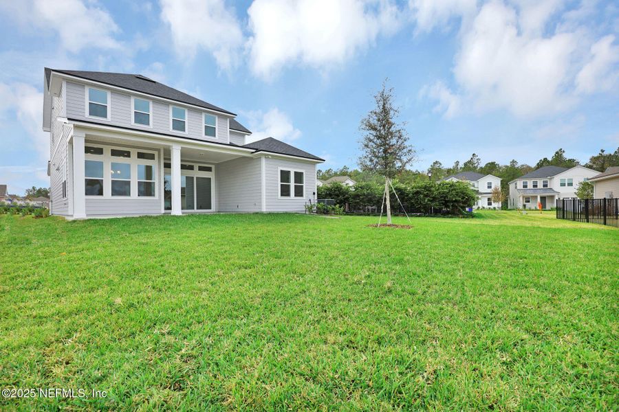Exterior details and patio area of a home in Reflections at Nocatee, Ponte Vedra (Image 23).