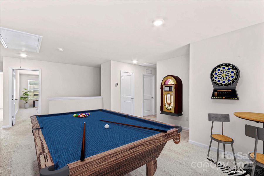 Furnished interior view inside a new home in Calvin Creek, Troutman (Image 12).