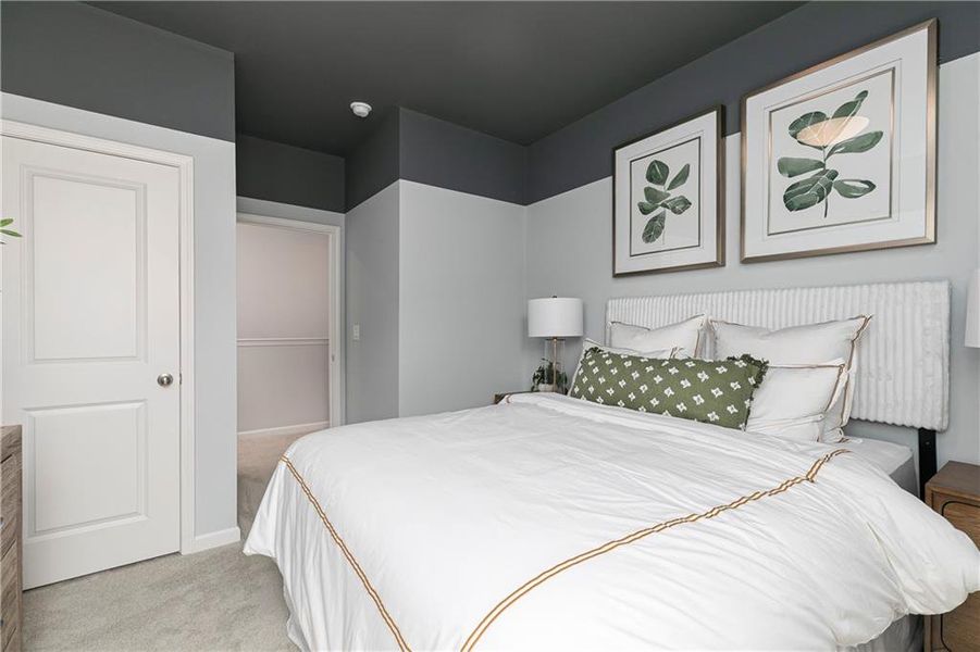 Furnished interior view inside a new home in The Beacon at Old Peachtree Single Family Homes, Lawrenceville (Image 31).