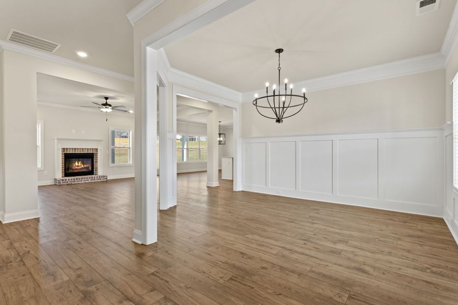 Spacious, unfurnished interior of a new home in Cherokee Knoll, Williamston (Image 14).