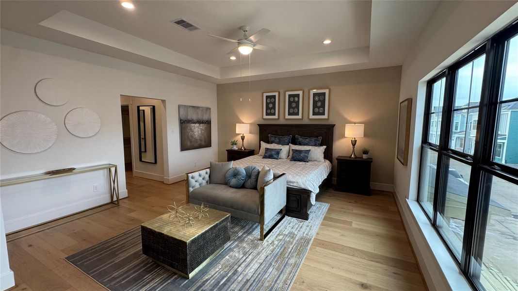 Furnished interior view inside a new home in Timbergrove Trails, Houston (Image 3).