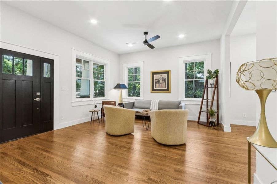 Furnished interior view inside a new home in , Pine Lake (Image 36).
