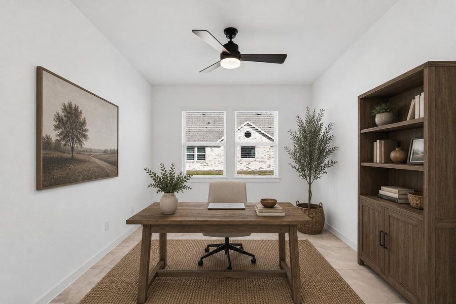 Convenient home office (*Photo not of actual home and used for illustration purposes only.) Convenient home office (*Photo not of actual home and used for illustration purposes only.)