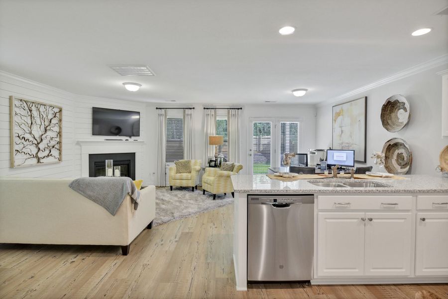 Furnished interior view inside a new home in Central Creek, Goose Creek (Image 29).