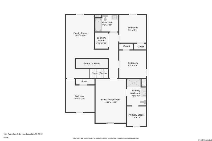 2D floor plan layout of this home in Spring Valley, New Braunfels, TX (Image 5). 2D floor plan layout of this home in Spring Valley, New Braunfels, TX (Image 5).
