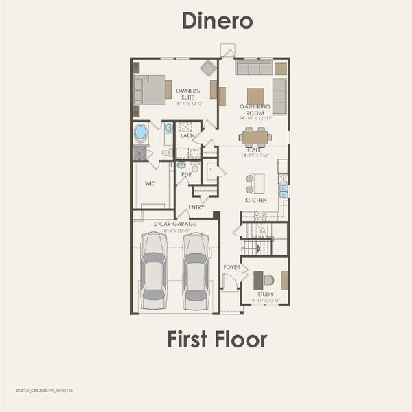 2D floor plan layout of this home in Stokesbury, Waller, TX (Image 2). 2D floor plan layout of this home in Stokesbury, Waller, TX (Image 2).