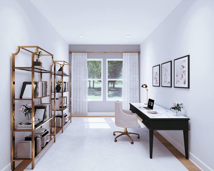 Palo Duro Virtually Staged Home Office Palo Duro Virtually Staged Home Office